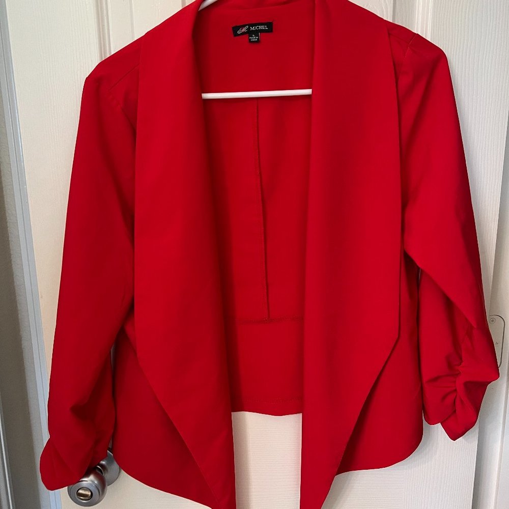 Michel Red Blazer